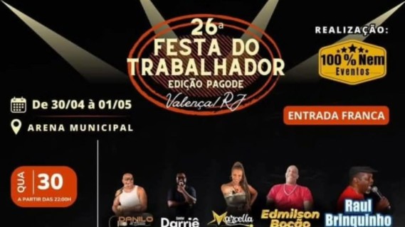 26 FESTA DO TRABALHADOR